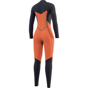 2021 Mystic Frauen Geblendet 5/3mm Chest Zip Wetsuit 210078 - Dunkel Blatt